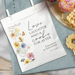 Liebe Lachen und ein Cookie für After Hochzeit Geschenktütchen