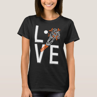 LIEBE Lacrosse Phantastische Coole Lacrosse Gegenw T-Shirt