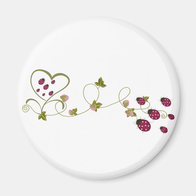 Liebe Ladybugs Magnet (Vorne)