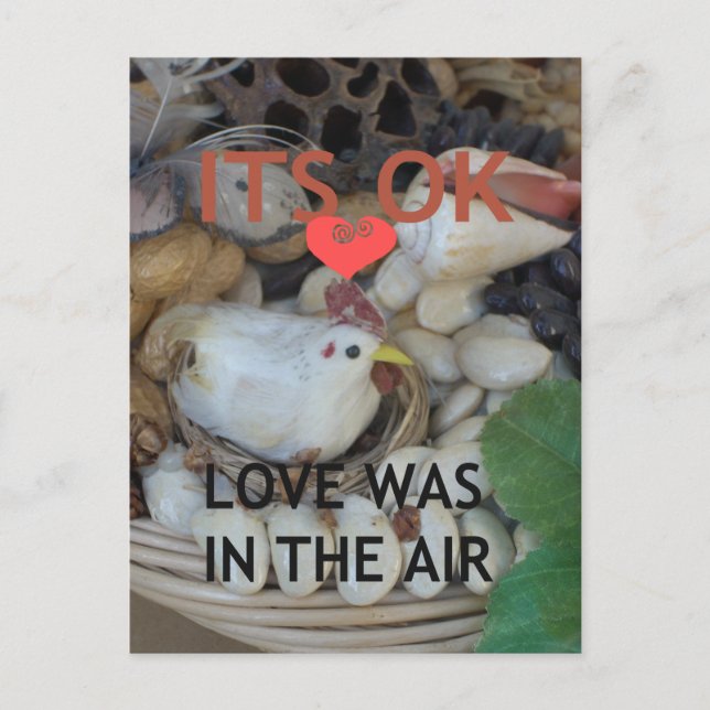 Liebe lag in der Luft Postkarte (Vorderseite)