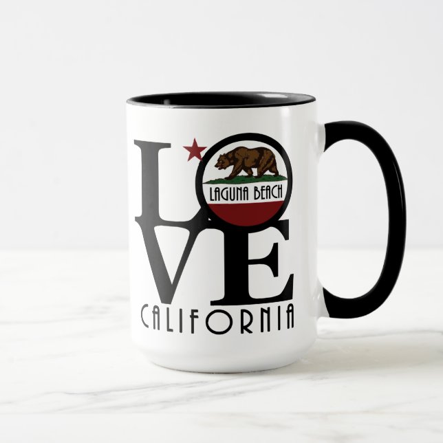 LIEBE Laguna Beach 15oz Tasse (Rechts)