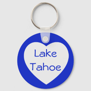 Liebe Lake Tahoe California / Nevada Herzkette Schlüsselanhänger
