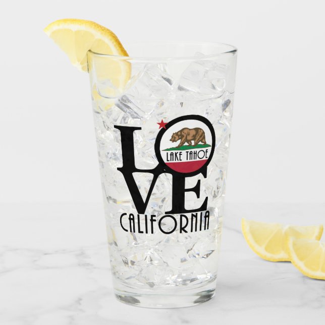 LIEBE Lake Tahoe Glas (Vorderseite Ice)