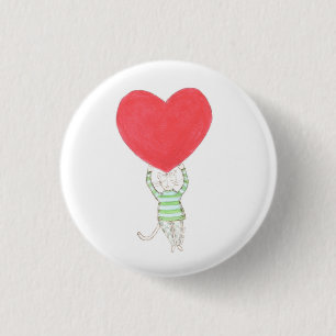 Liebe, l'amour, amore button