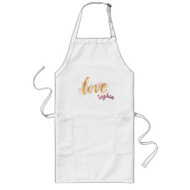 Liebe Lange Schürze