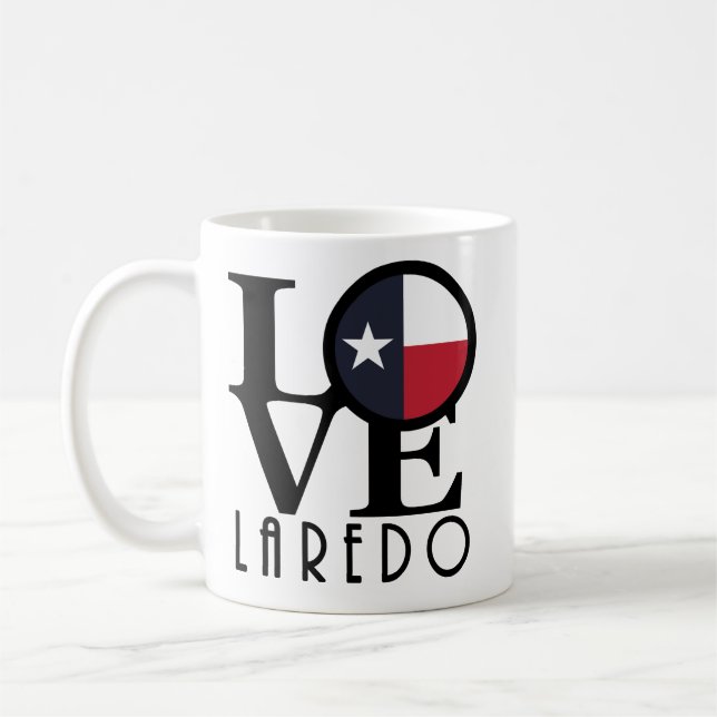 LIEBE LaredoTexas 11oz Kaffeetasse (Links)