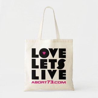 Liebe lässt Live-/Abort73.com Tragetasche