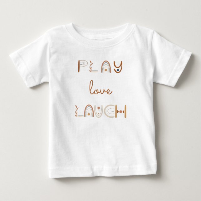 Liebe Laugh Baby T - Shirt spielen (Vorderseite)