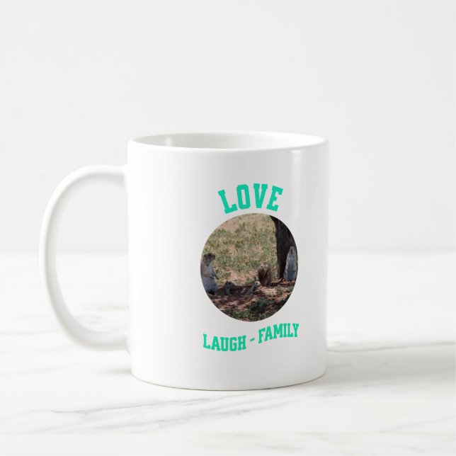 Liebe Laugh Family Kaffeetasse (Links)