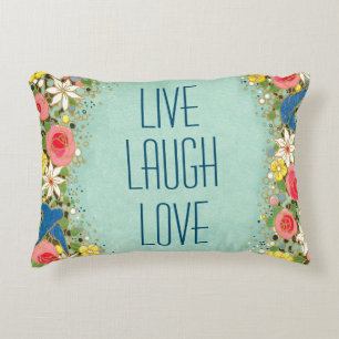 Liebe Laugh Liebe Dekokissen