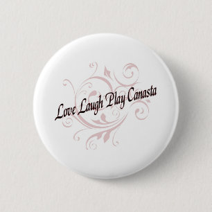Liebe Laugh Play Canasta Red Button