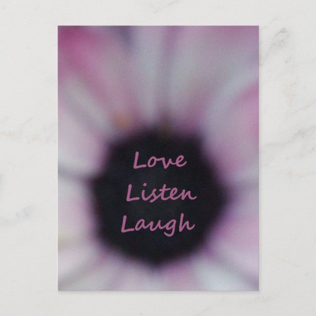 Liebe Laugh Postcard Postkarte (Vorderseite)