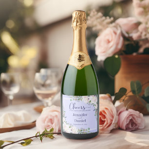 Liebe Laughter Pink Peony Lavender Wedding Toast