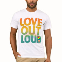 Liebe laut Retro-Pride-Typografie-Design