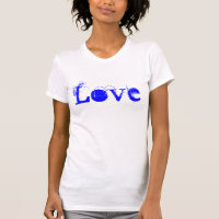 Liebe Leben in Vintag weißem Blau und Rosa