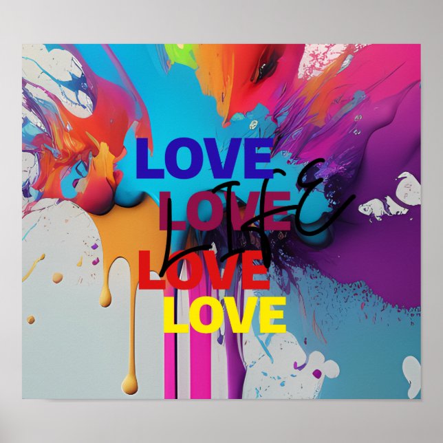Liebe Leben Poster (Vorne)