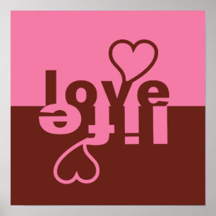 Liebe-Lebenplakat Poster