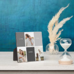 Liebe lebt hier | Drei-Foto-Familiengeschenk Fotoplatte<br><div class="desc">Ein herzliches und personalisiertes Geschenk, das das Wesen der Familie feiert, mit einem wunderschönen grauen Rahmen, der mit einem berührenden Zitat "Liebe lebt hier" und drei wertvollen Fotos geschmückt ist. Jedes Mal, wenn der Empfänger einen Einblick in dieses bemerkenswerte Geschenk erhält, wird sein Herz von den liebsten Erinnerungen und einer...</div>