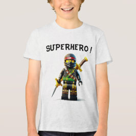 Liebe Lego Ninjas Builder Liebe Tri-Blend Shirt
