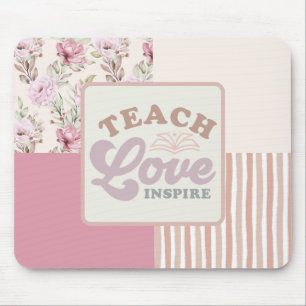 Liebe lehren inspirieren mousepad