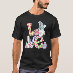 Liebe Lehrer Leben Osterfest Ei Jagdkorb T-Shirt