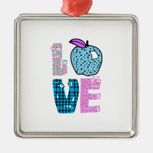 Liebe Lehrer Ornament Aus Metall
