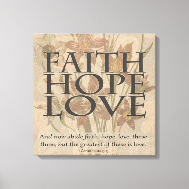 Liebe Leinwanddruck (Vorderseite)