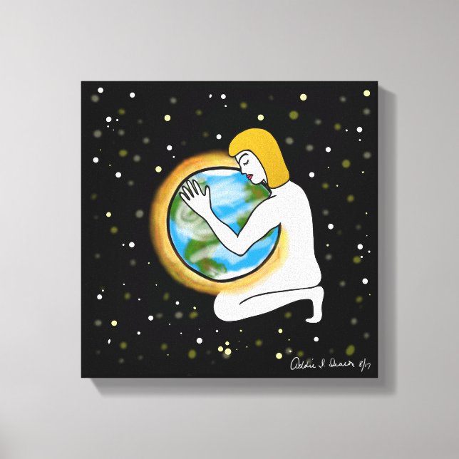 Liebe Leinwanddruck (Vorderseite)