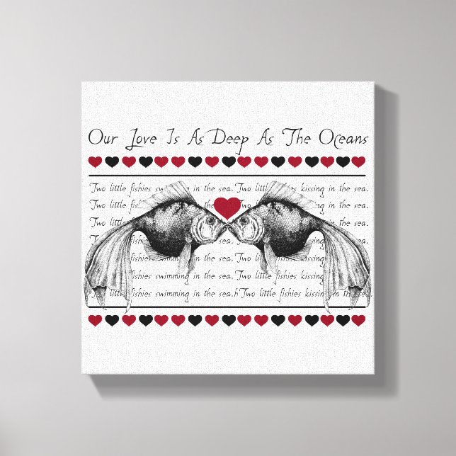 Liebe Leinwanddruck (Vorderseite)