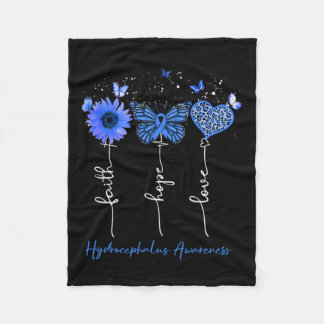 Liebe Leopard Sonnenblume Fleecedecke