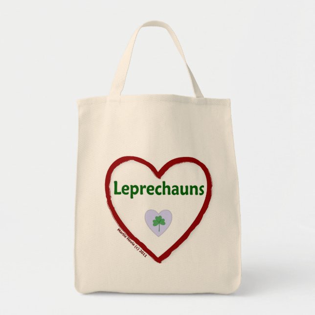 Liebe Leprechauns Tragetasche (Vorne)