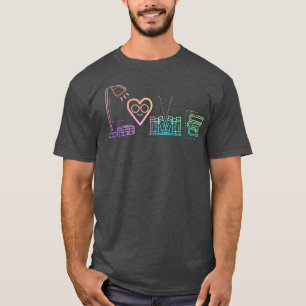Liebe Lesen Buch Lover Abibliophobia Bookworm Rea T-Shirt