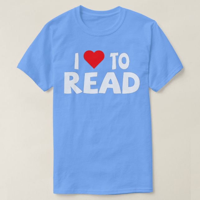 Liebe Lesen T-Shirt (Design vorne)