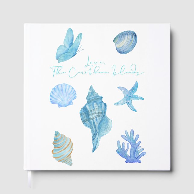 Liebe Letter Design-Liebe, The Caribbean Islandsxx Gästebuch (Vorderseite)