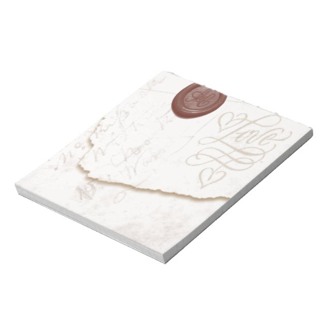 Liebe Letter Notepad Notizblock (Rotiert)