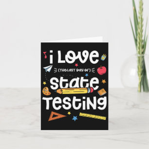 Liebe (letzter Tag) Staat-Test Karte