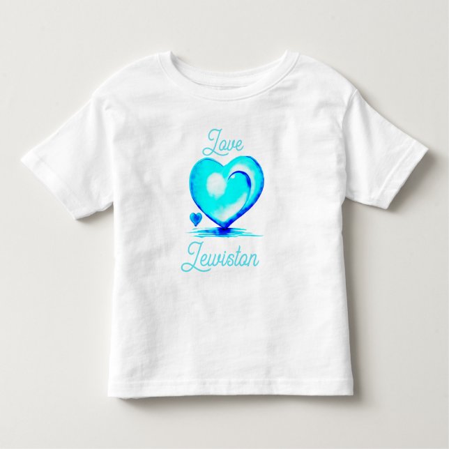 Liebe Lewiston Honoring Maine Victims T - Shirt (Vorderseite)