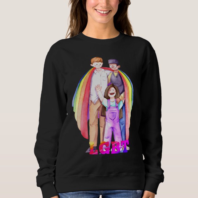 Liebe LGBT Essential Sweatshirt (Vorderseite)