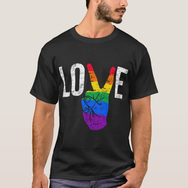 Liebe Lgbt Pullover Hoodie (Vorderseite)