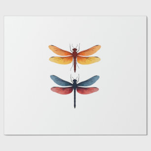 Liebe Libellen Kind klein einfach Minimalistischer Geschenkpapier