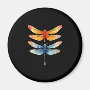 Liebe Libellen Kind klein einfach Minimalistischer Magnet