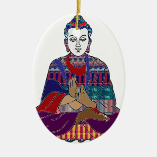 LIEBE-LICHT Frieden Buddhismus BUDDHAS Mahatma Keramik Ornament