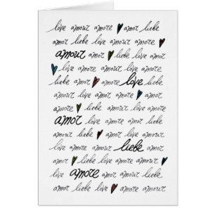 "Liebe-Liebe Amore Liebe Amor "