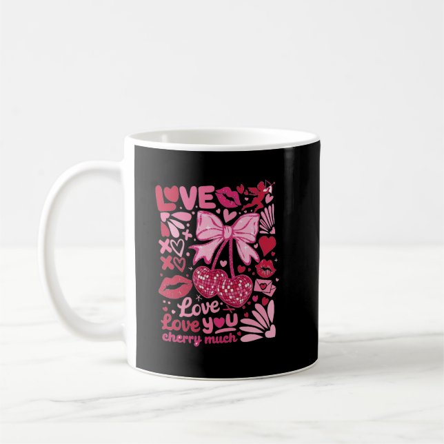 Liebe Liebe, die Sie viel Kirschen Kaffeetasse (Links)