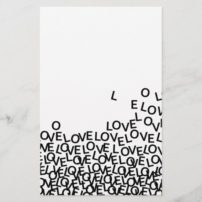 Liebe Liebe Liebe Briefpapier (Vorderseite)