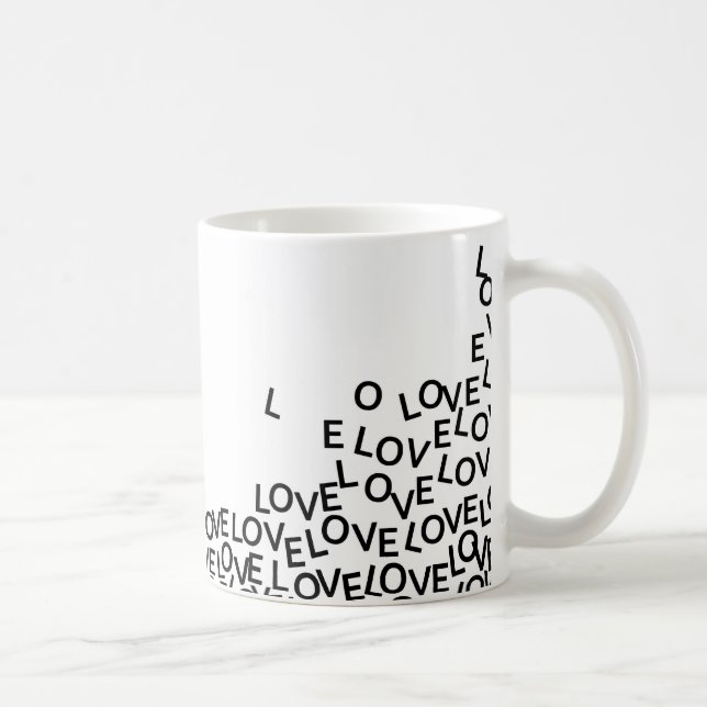 Liebe Liebe Liebe Kaffeetasse (Rechts)