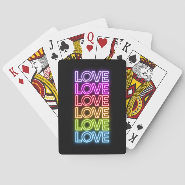 Liebe Liebe Liebe Liebe Spielkarten (Rückseite)