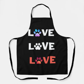 Liebe Liebe Liebe Tshirt Design Schürze