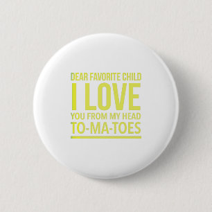 Liebe Lieblingskind in der Liebe von meinem Kopf b Button
