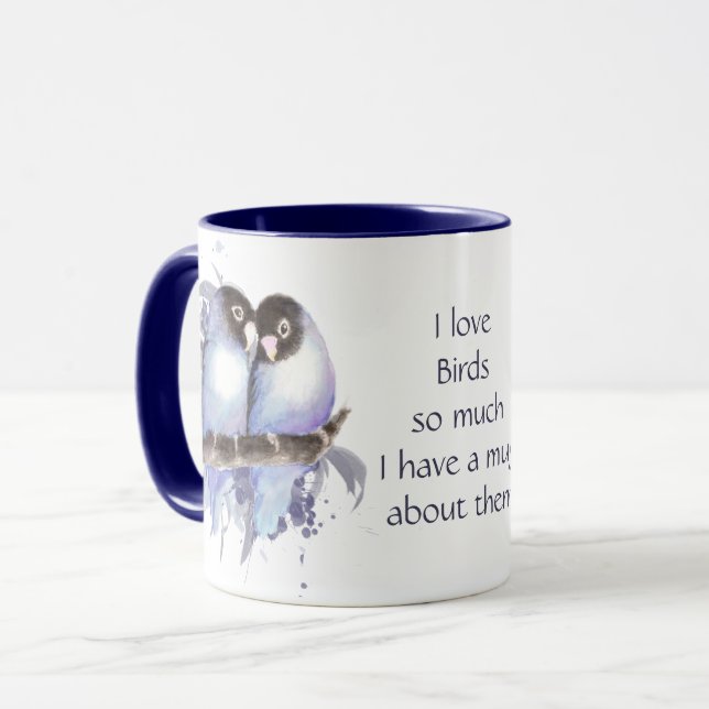 Liebe liebt so viel Spaß Zitat Sprichwort Tasse (Vorderseite Links)